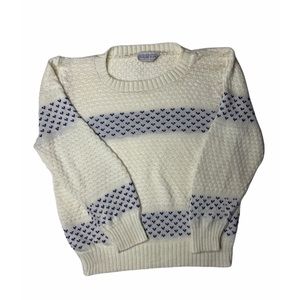 Vintage Heart Knit Sweater XS/S